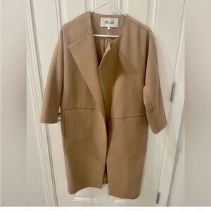 Diane Von Furstenberg wool coat - camel color